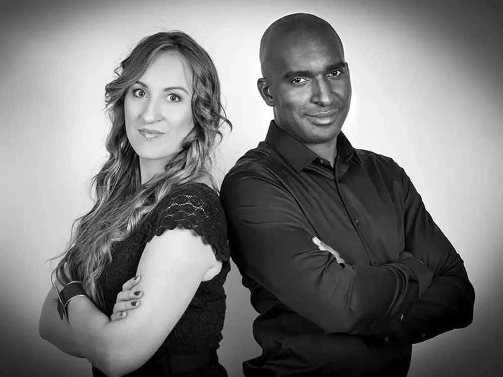 Portrait professionnel en duo · studio Photo-Bellifontaine Fontainebleau